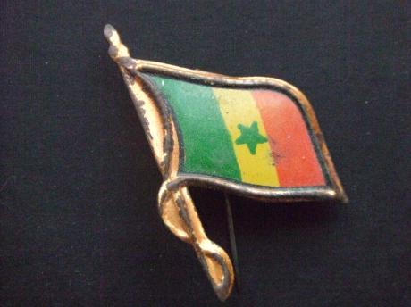 Republiek Senegal land in Afrika nationale vlag